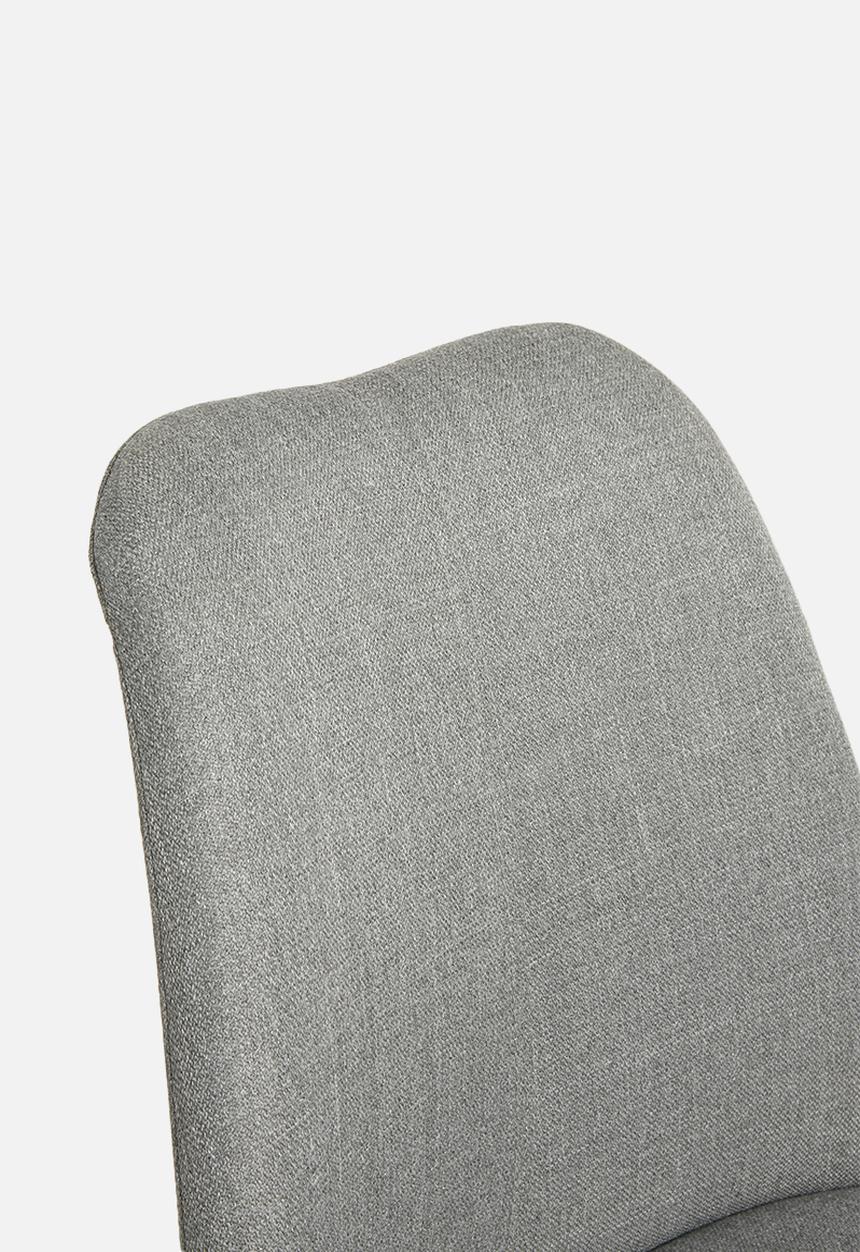Sixth Floor - Dima upholstered barstool - grey