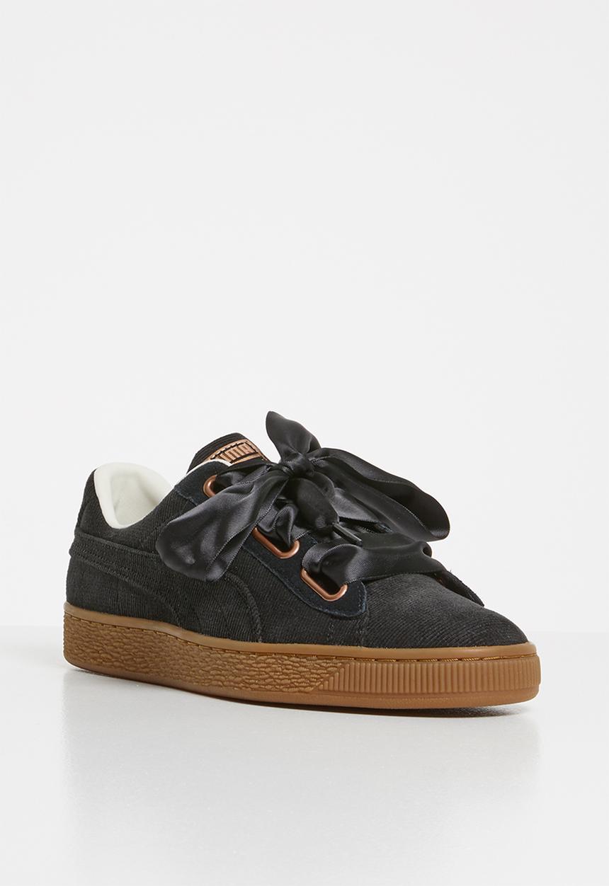 PUMA - Basket heart corduroy - black