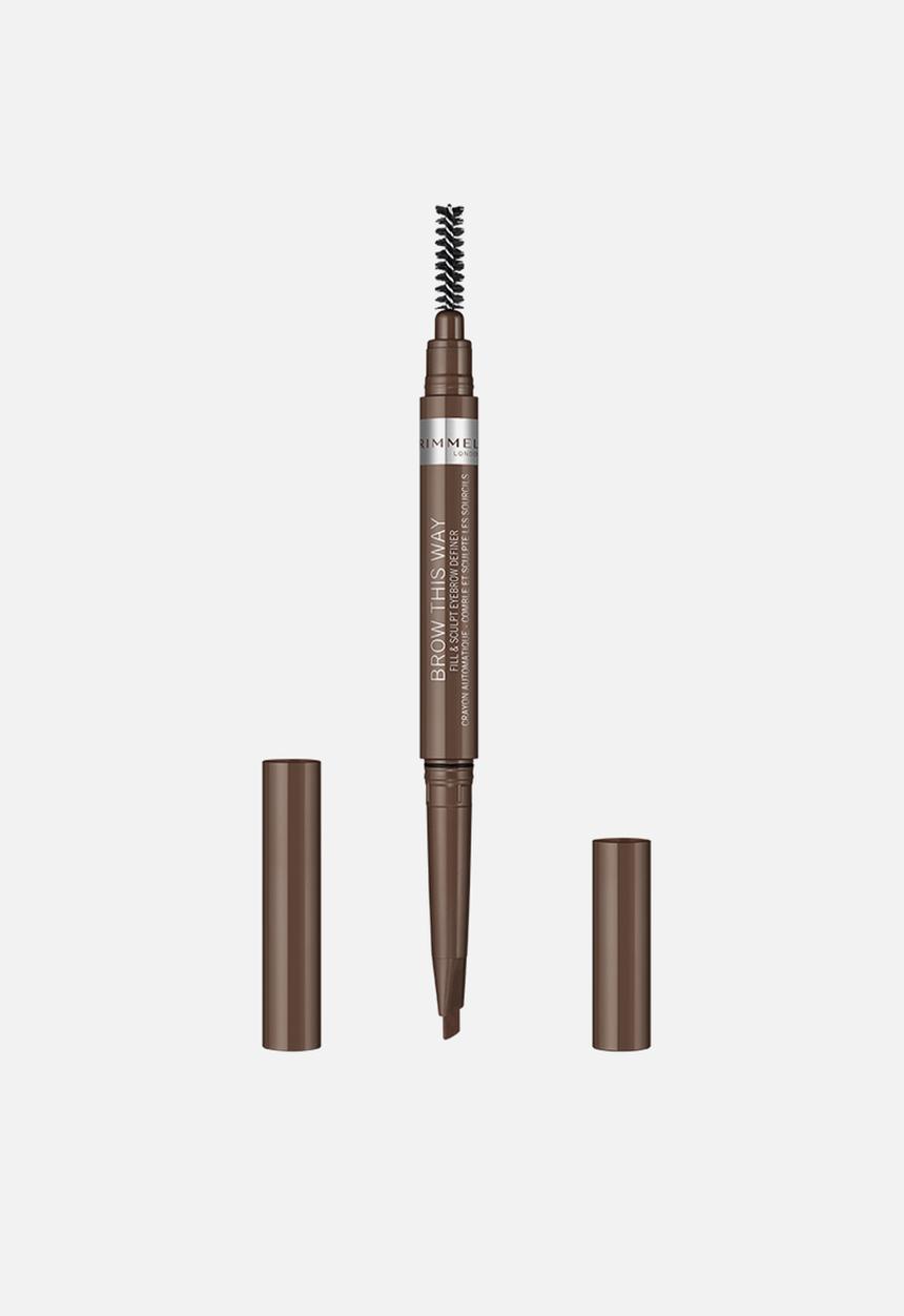 Rimmel - Brow This Way 2-in-1 Fill & Sculpt - Medium Brown