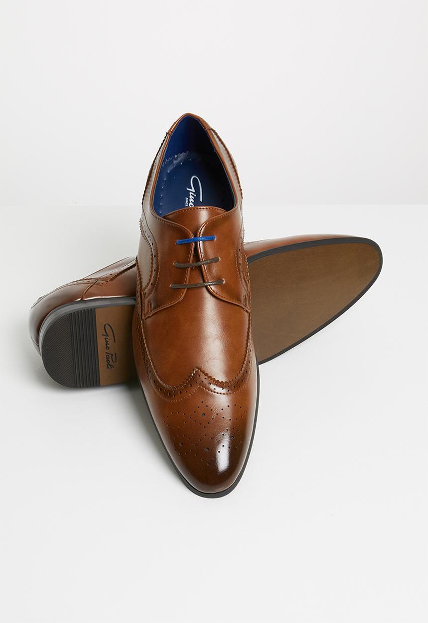Gino Paoli - Lace-up brogue - tan