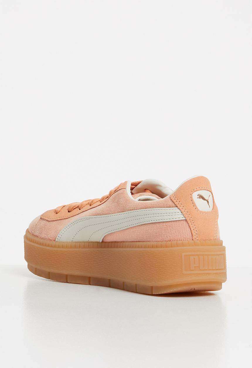 PUMA - Platform trace corduroy  - coral