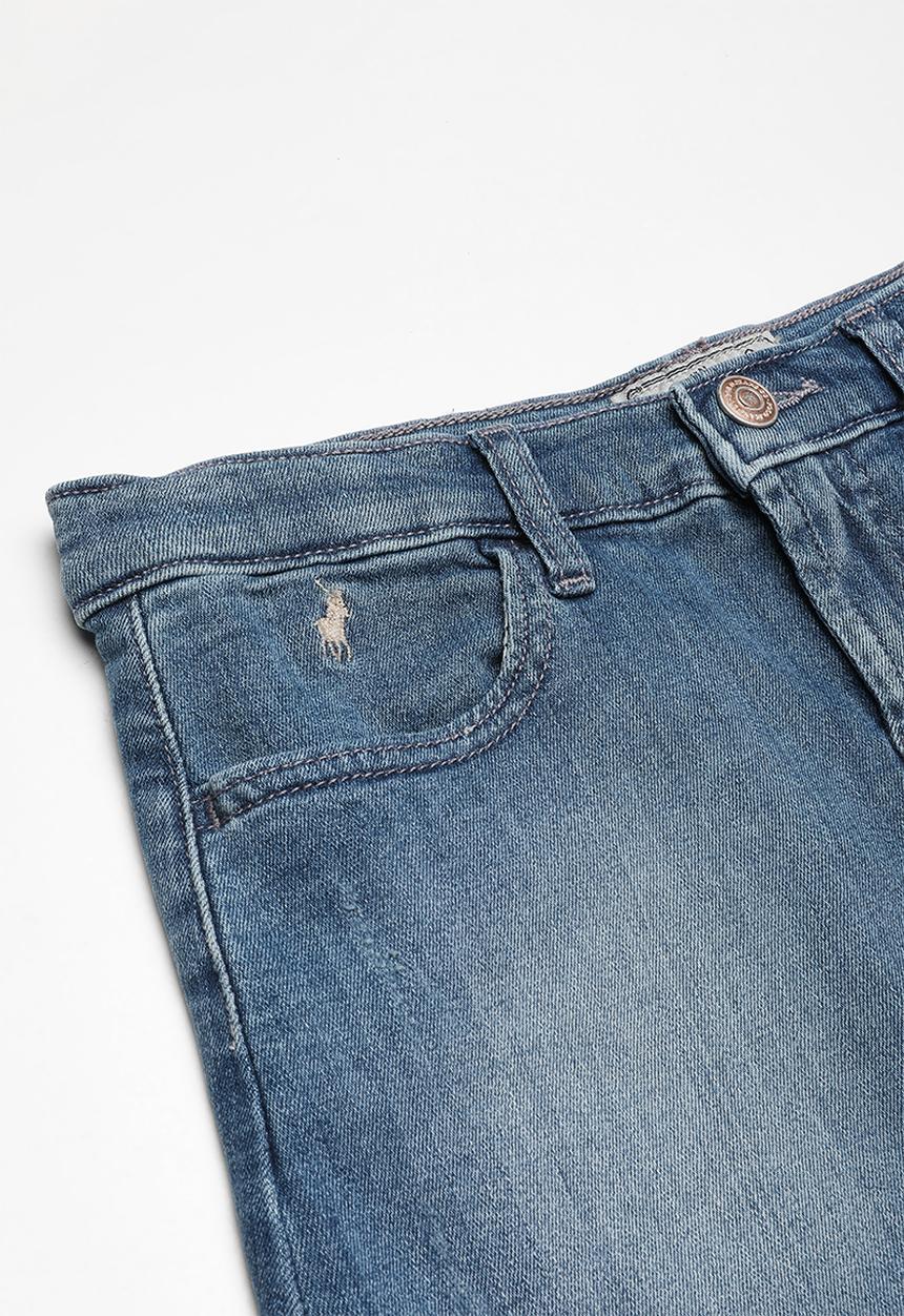 POLO - Emma denim skirt - Blue