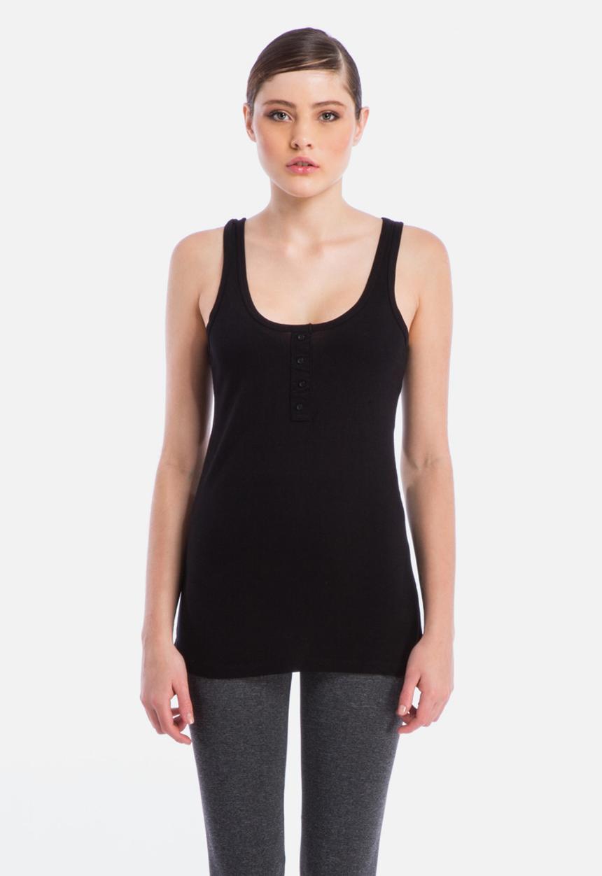 Betty Basics - New York Button Tank