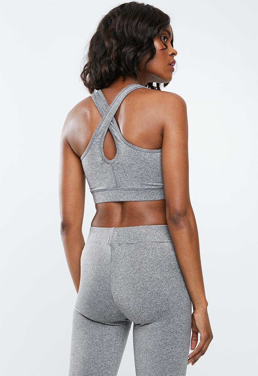Superbalist - Core bra 2 pack - black & grey 
