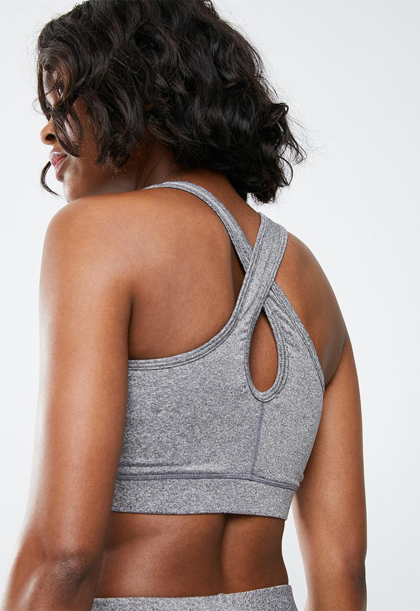 Superbalist - Core bra 2 pack - black & grey 
