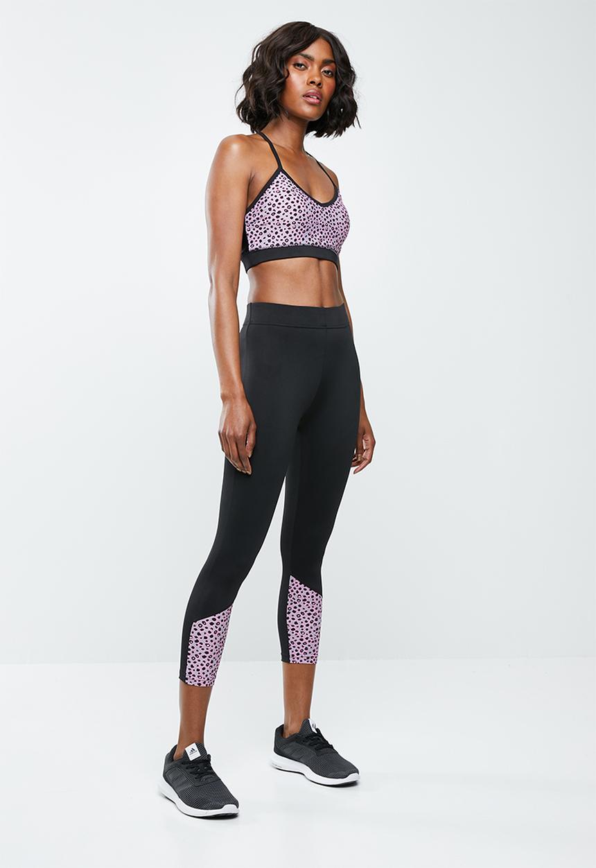 Superbalist - Core leggings 7/8 length 2 pack - black & pink
