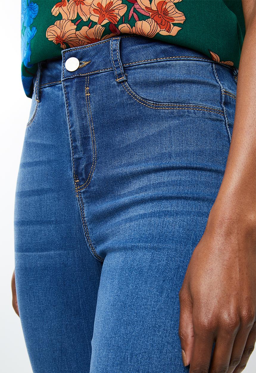 Missguided - Lawless high waisted - blue