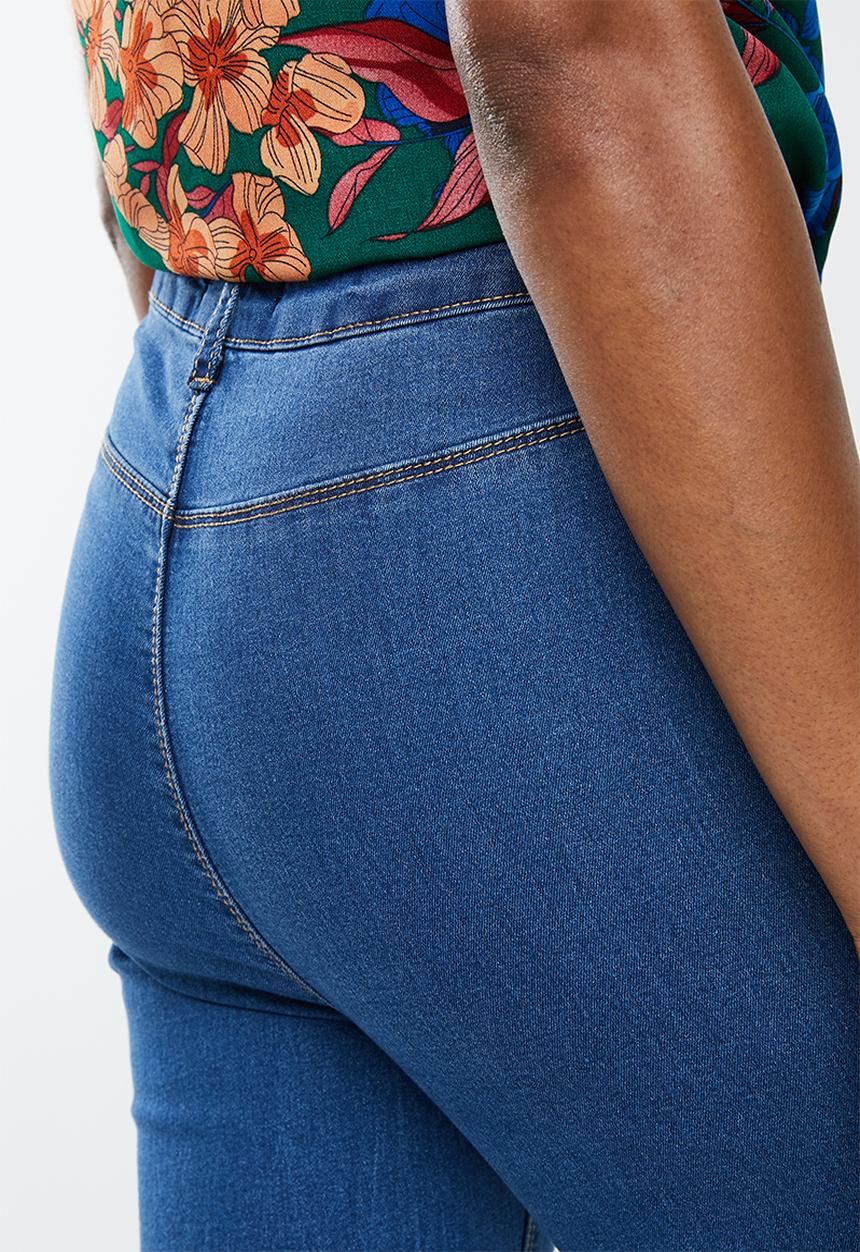 Missguided - Lawless high waisted - blue