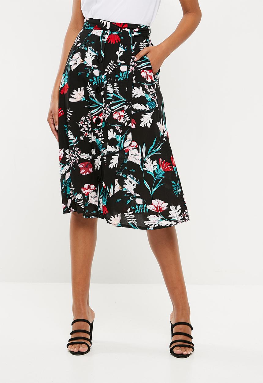 Superbalist - A-line midi  skirt - multi