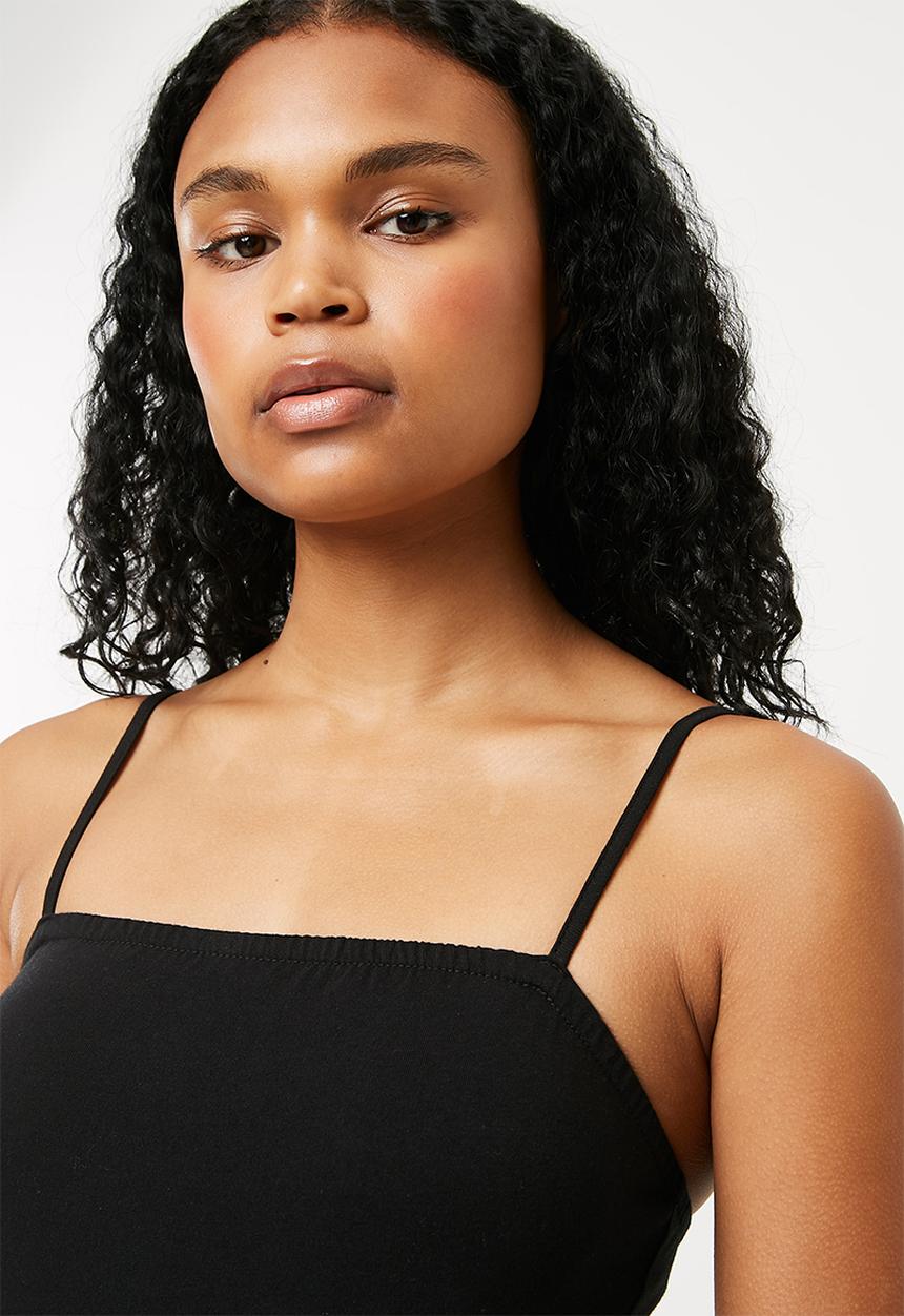 Superbalist - Straight neck bodysuit - black 