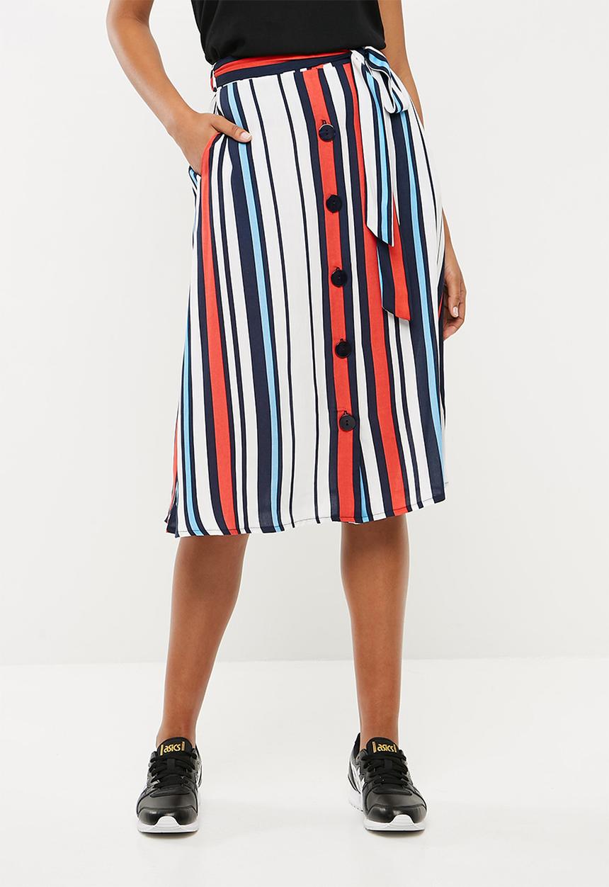 Superbalist - A-line midi skirt - multi