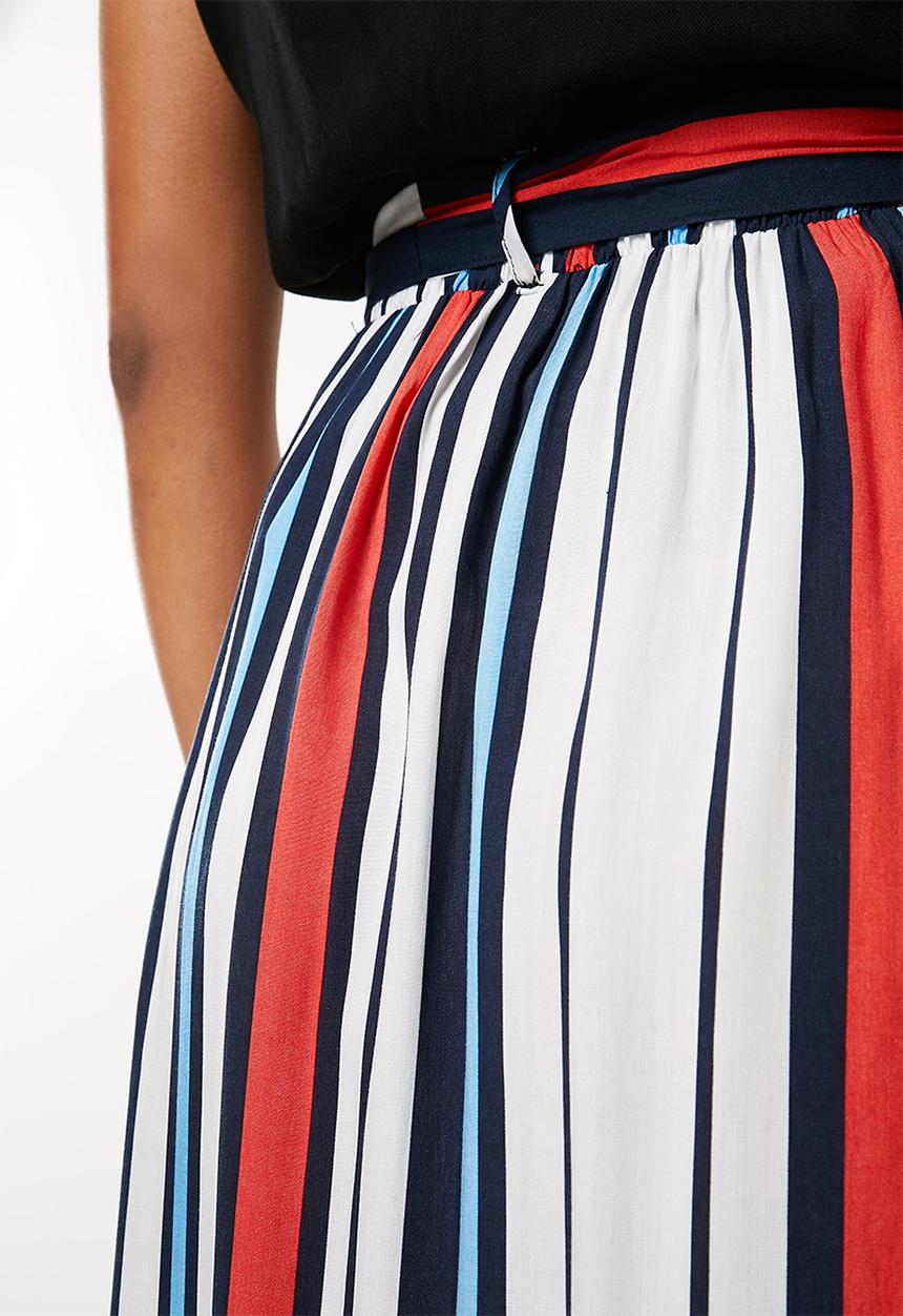 Superbalist - A-line midi skirt - multi