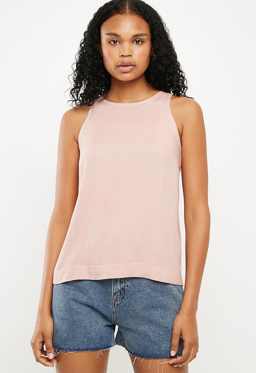 Superbalist - Contrast stitch vest - pink 