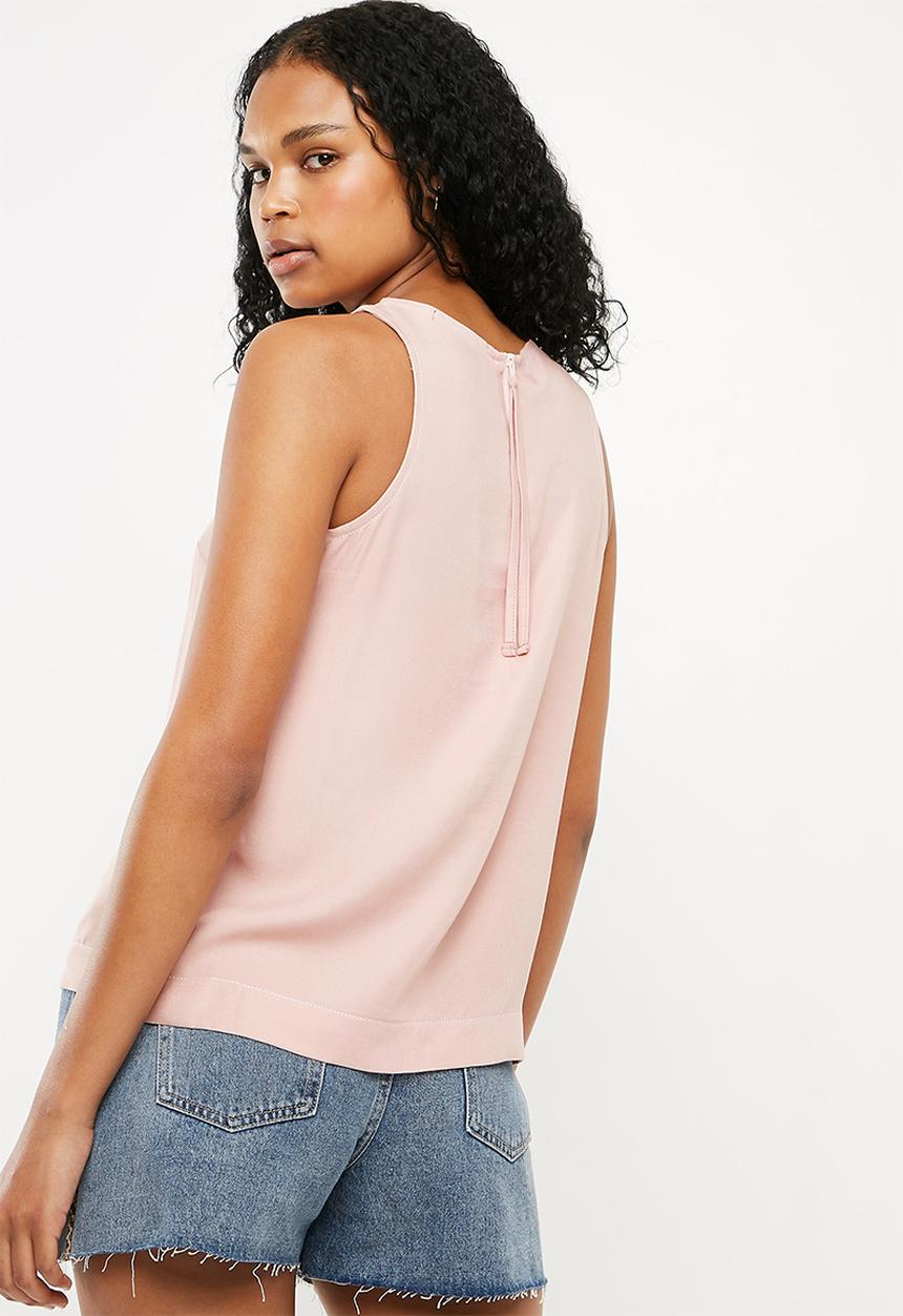 Superbalist - Contrast stitch vest - pink 