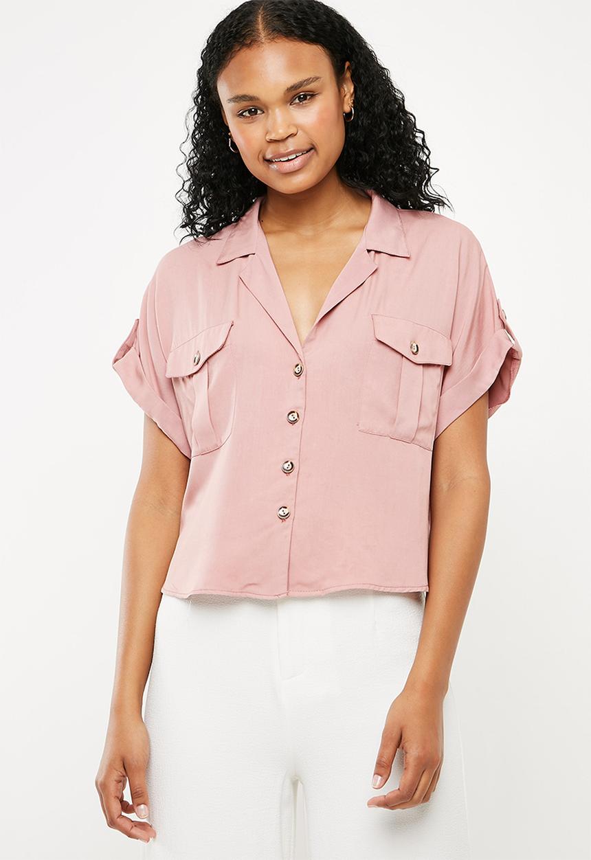 Superbalist - Utility shirt - pink