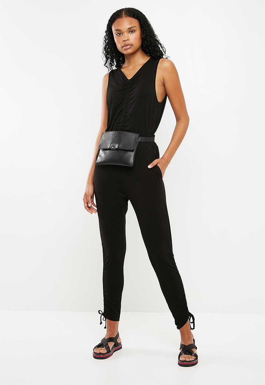 Superbalist - Drawstring detail vest - black
