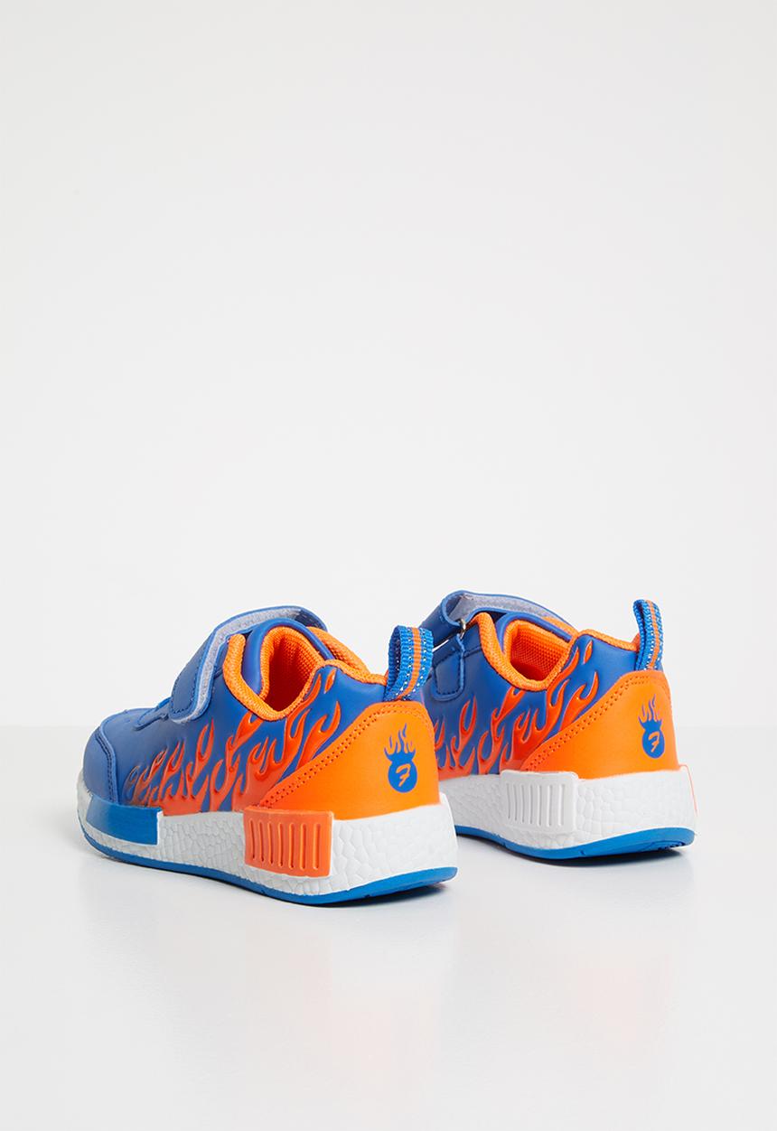Pop Candy - Printed velcro strap sneaker - blue