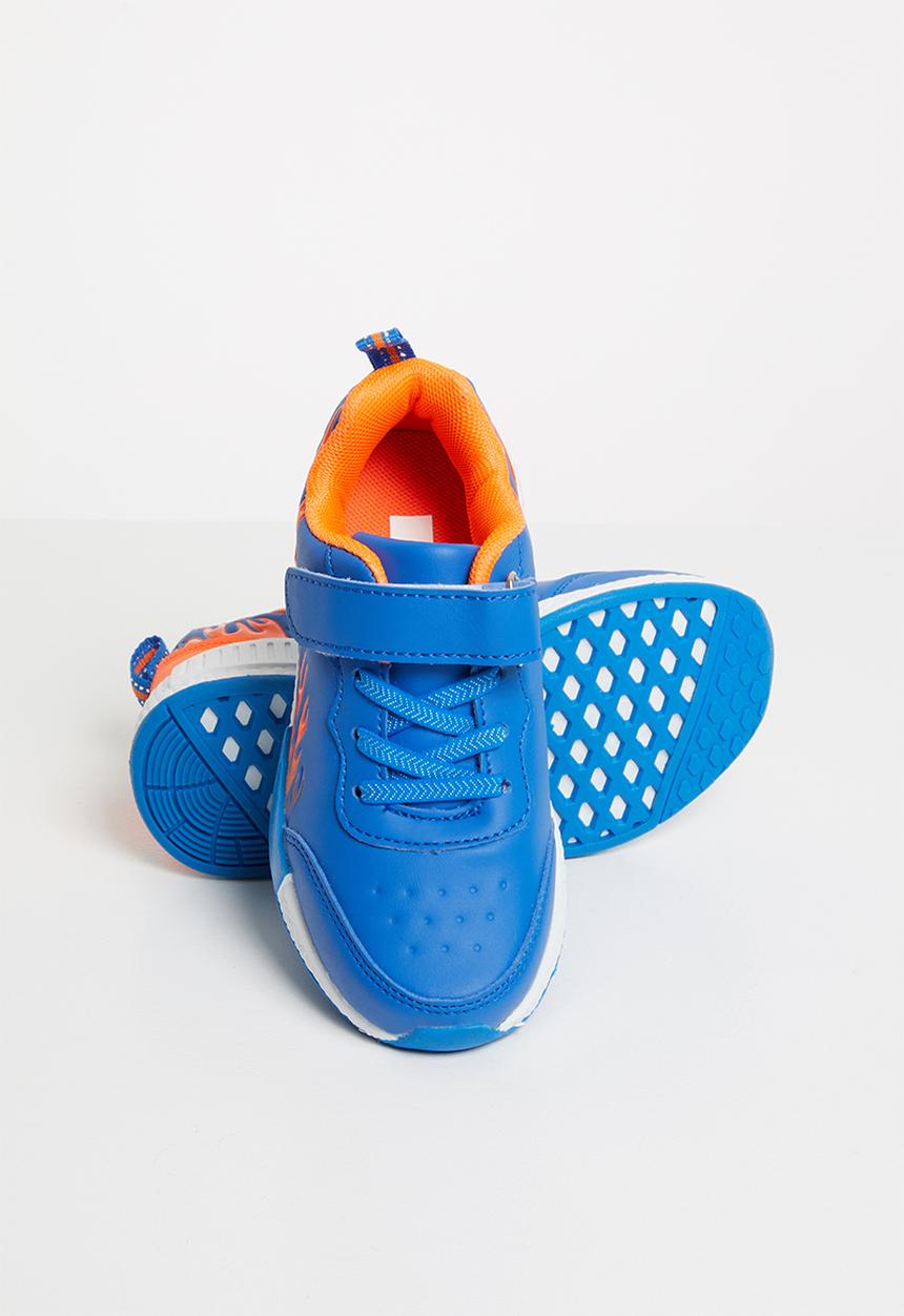 Pop Candy - Printed velcro strap sneaker - blue