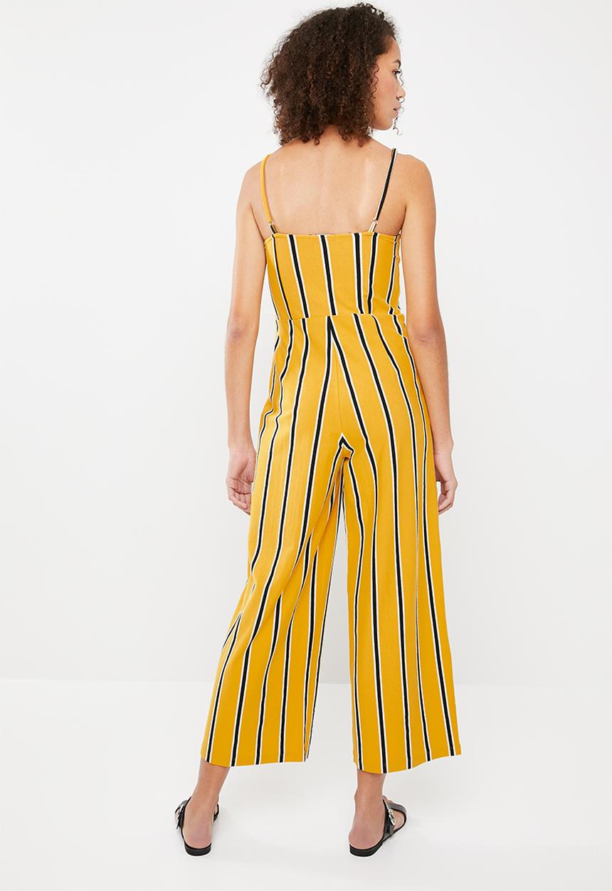 Superbalist - Striped jumpsuit - yellow stripe
