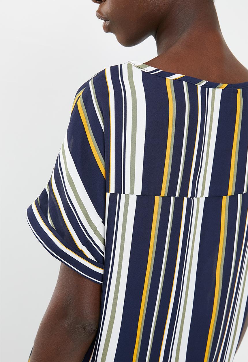 Superbalist - Woven turn back cuff tee - multi