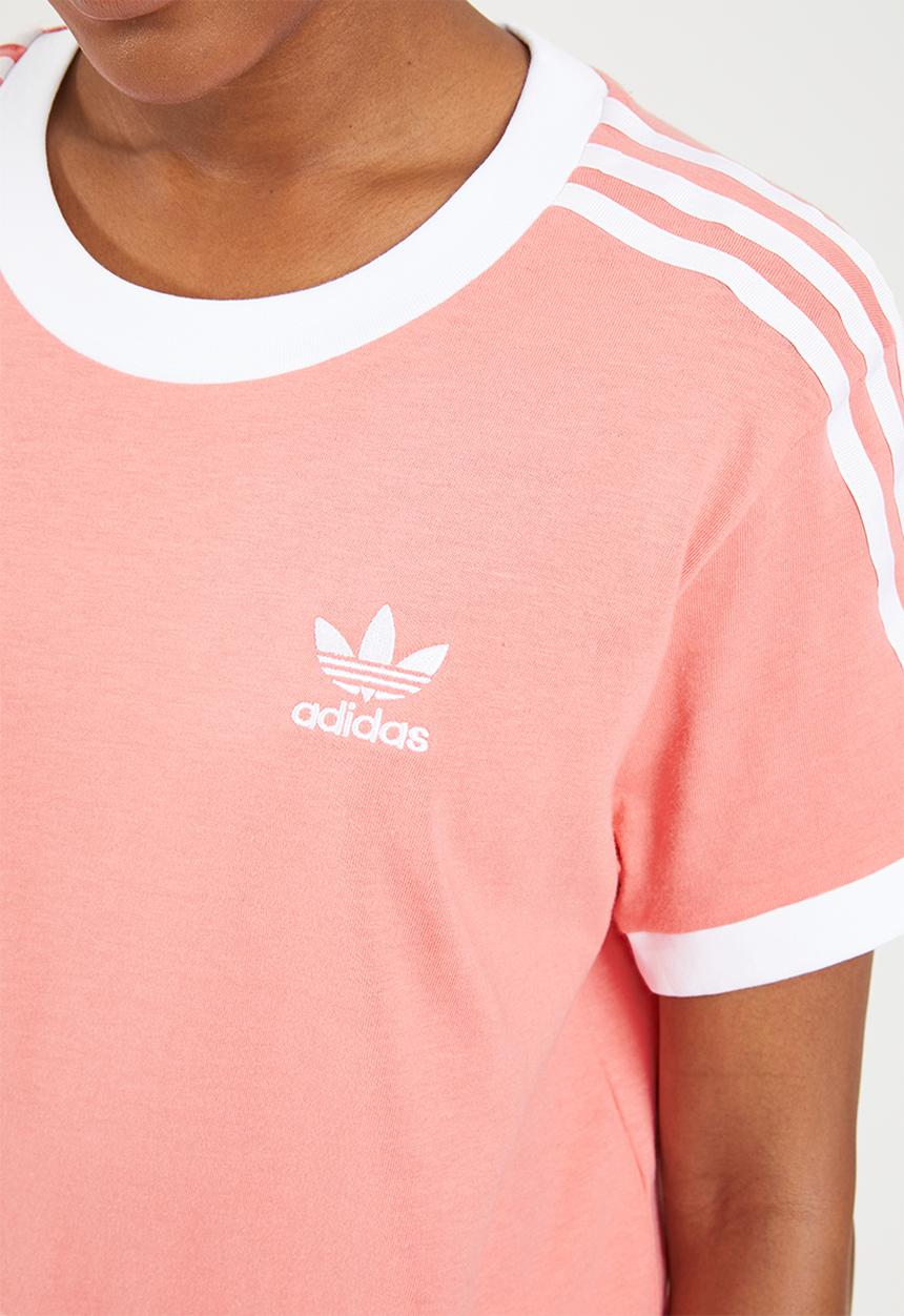 adidas Originals - 3 stripes tee - peach