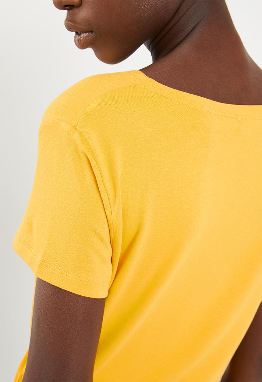 edit - Wrap over T-shirt - yellow