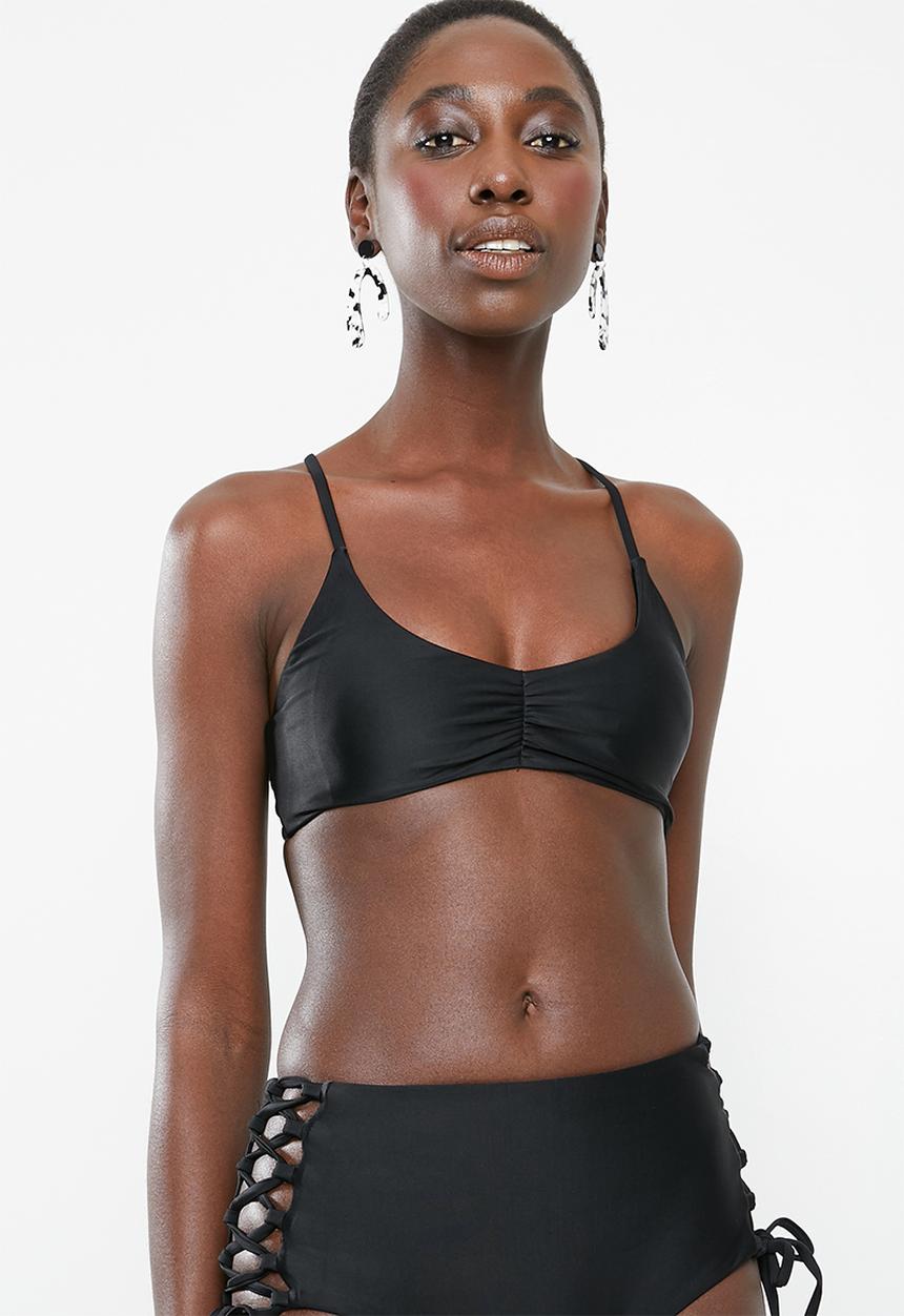 Bacon Bikinis - Kelly bikini top - black