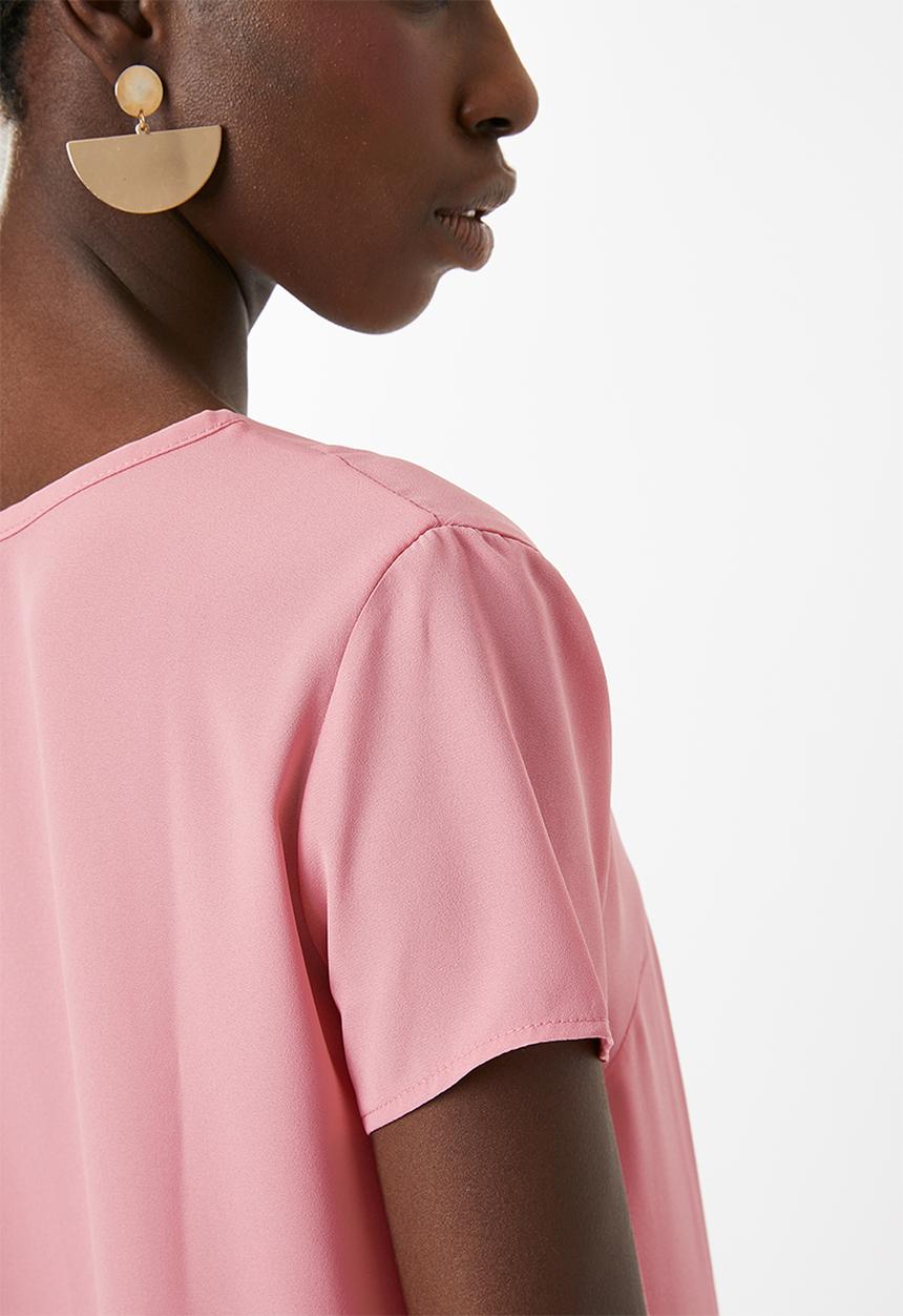 Superbalist - Basic shell blouse - dusty pink 