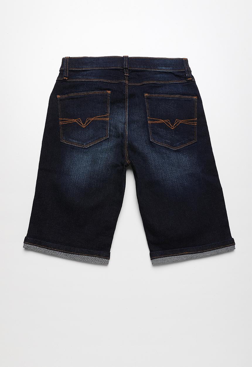 GUESS - Guess skinny fit denim shorts - blue