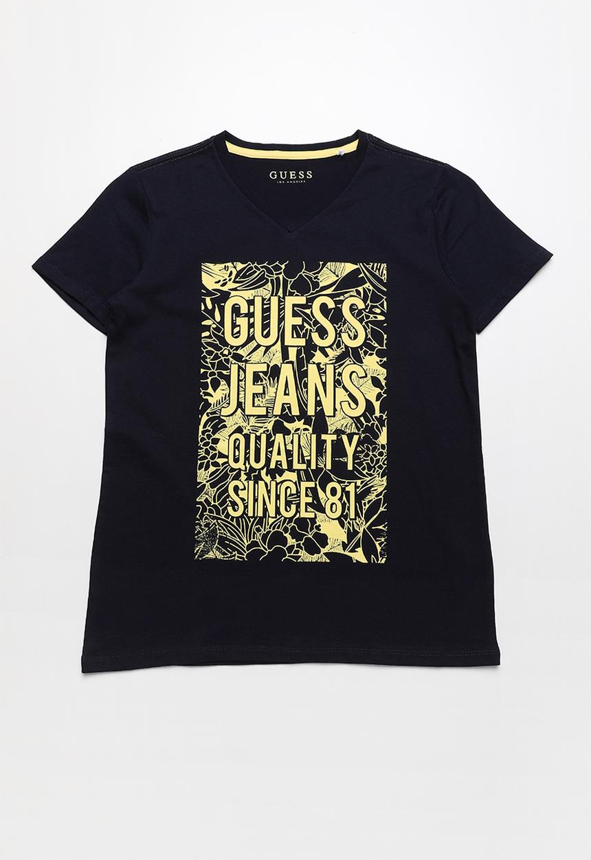 GUESS - Guess jeans printed boys tee - navy