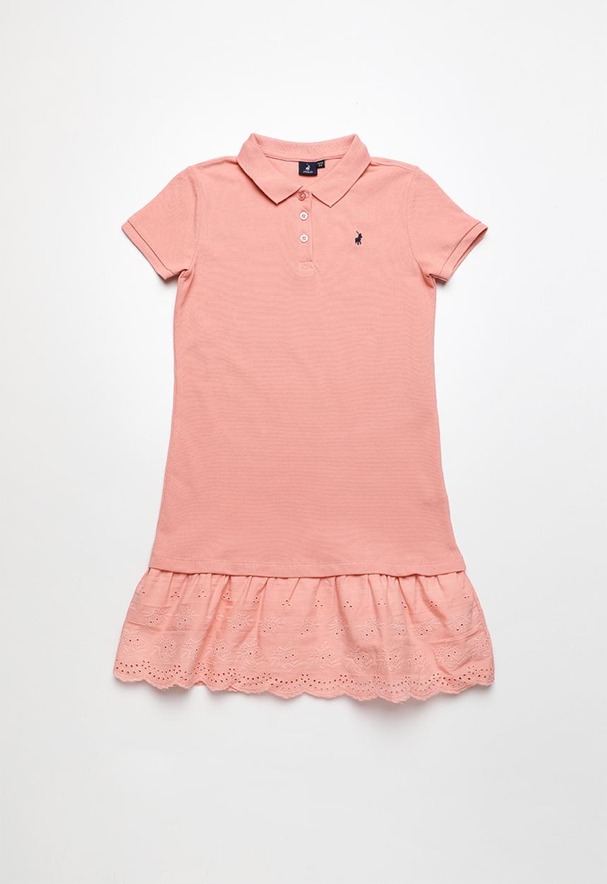 POLO - Alexis frilled golfer dress - pink