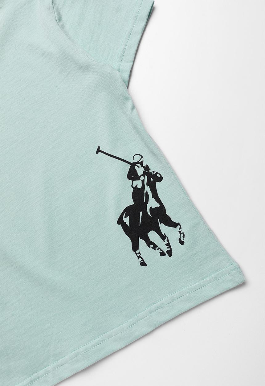 POLO - Rick classic crew neck tee - blue