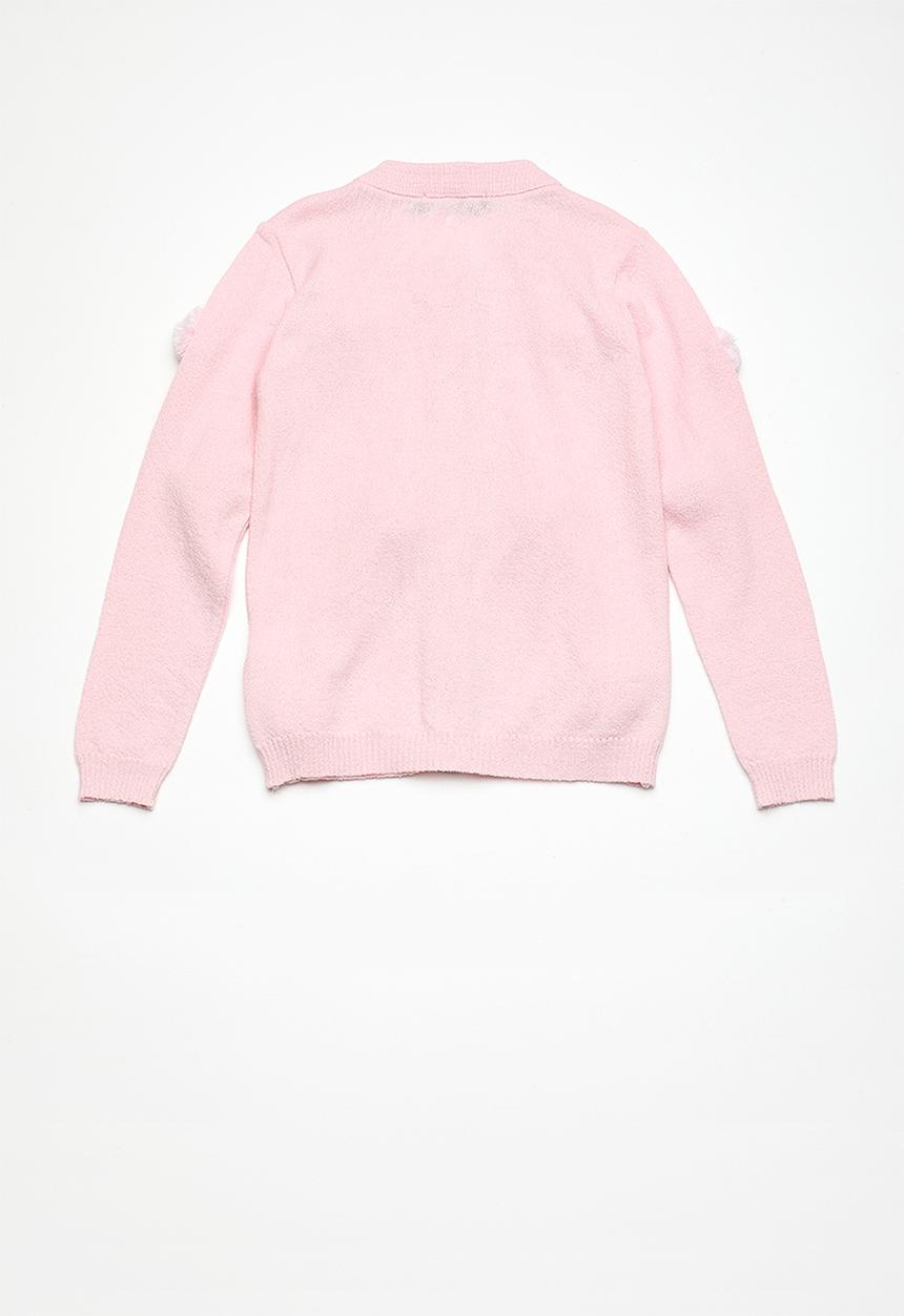 Superbalist - Pom pom cardigan - pink