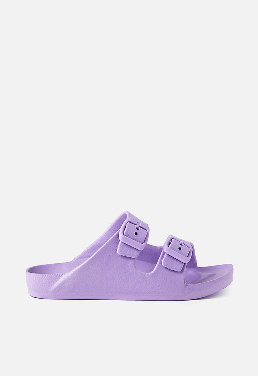 Cotton On - Twin strap slide - purple