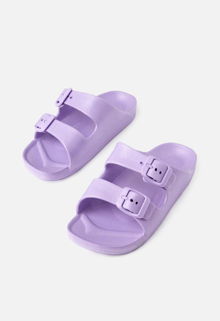 Cotton On - Twin strap slide - purple