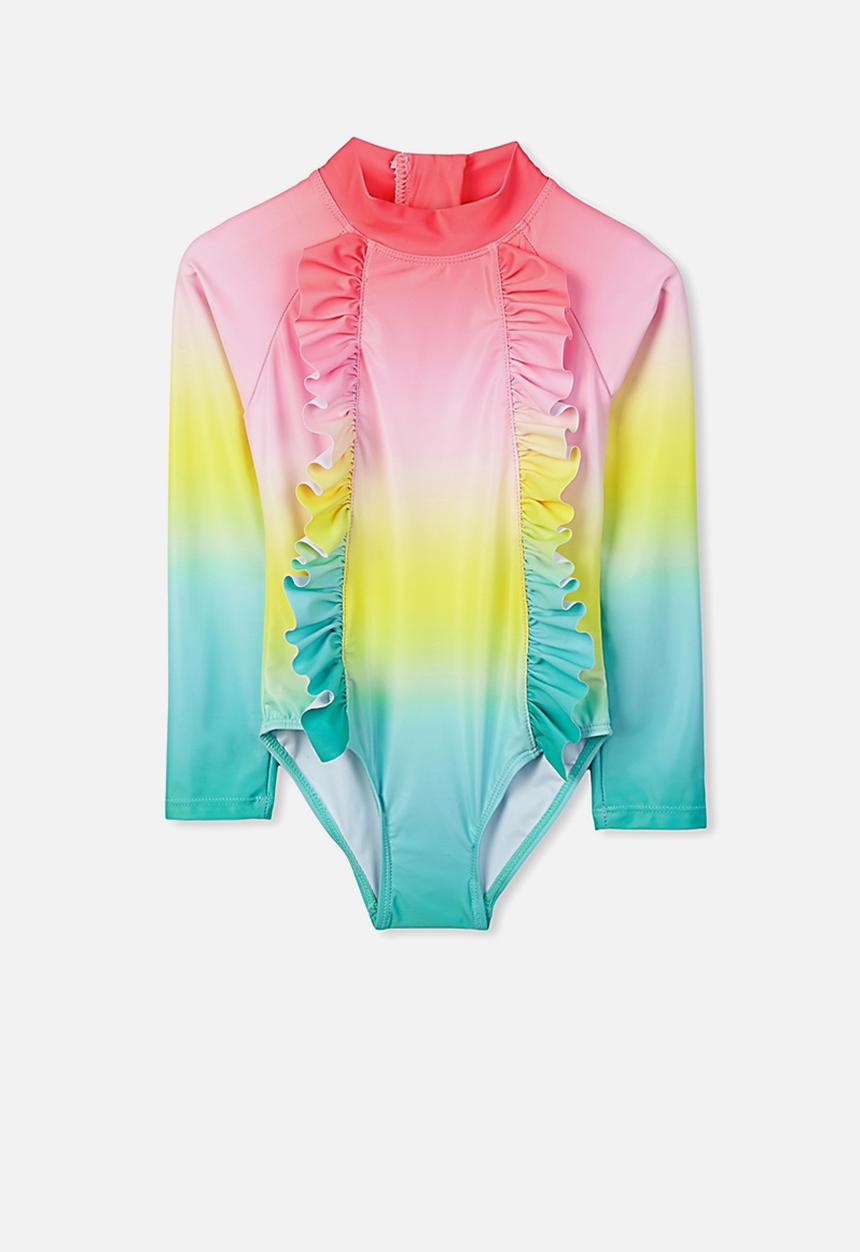 Cotton On - Lydia rashie swimsuit - multi