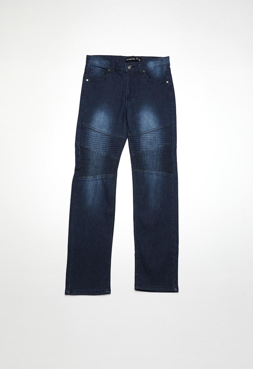 Twin Clothing - Biker denim jeans - navy
