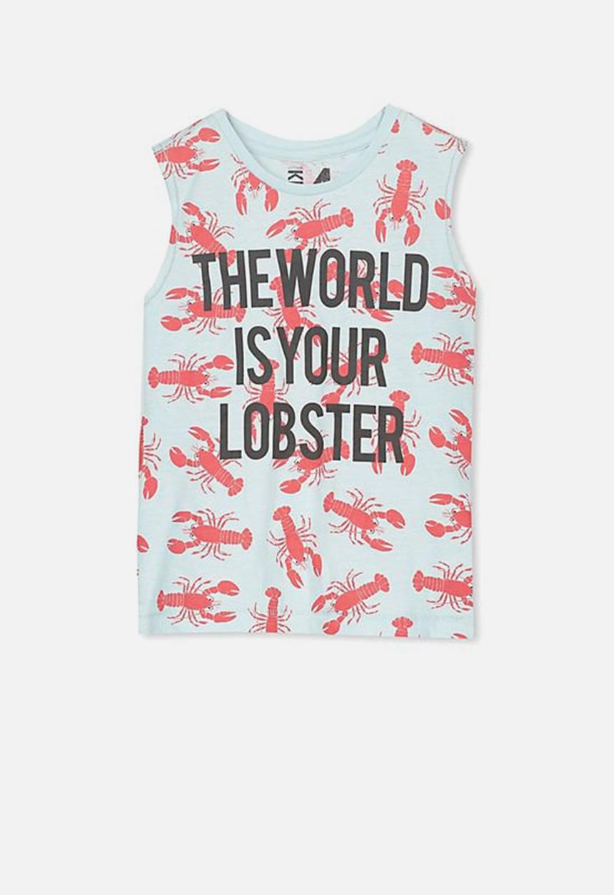 Cotton On - Orson tank - blue