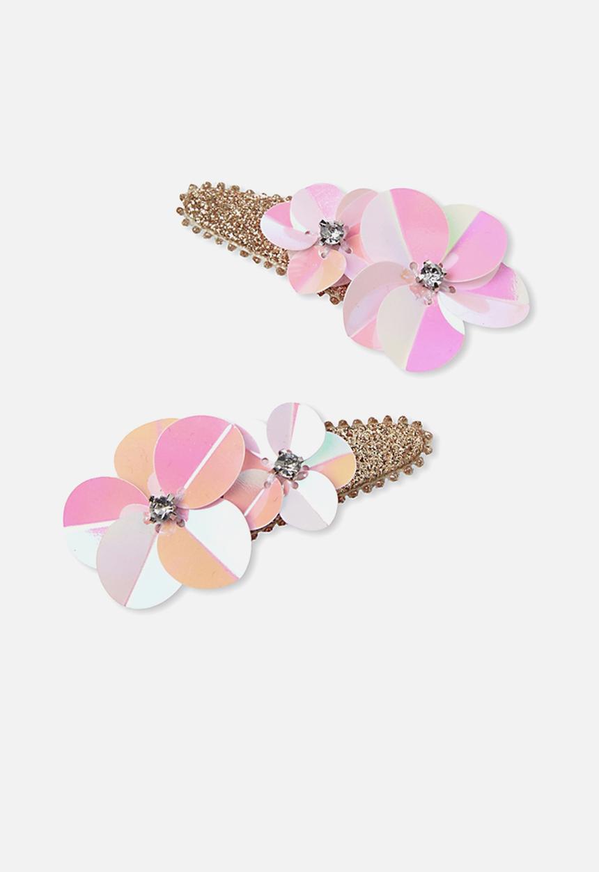Cotton On - Dress up hair clip - pink & gold