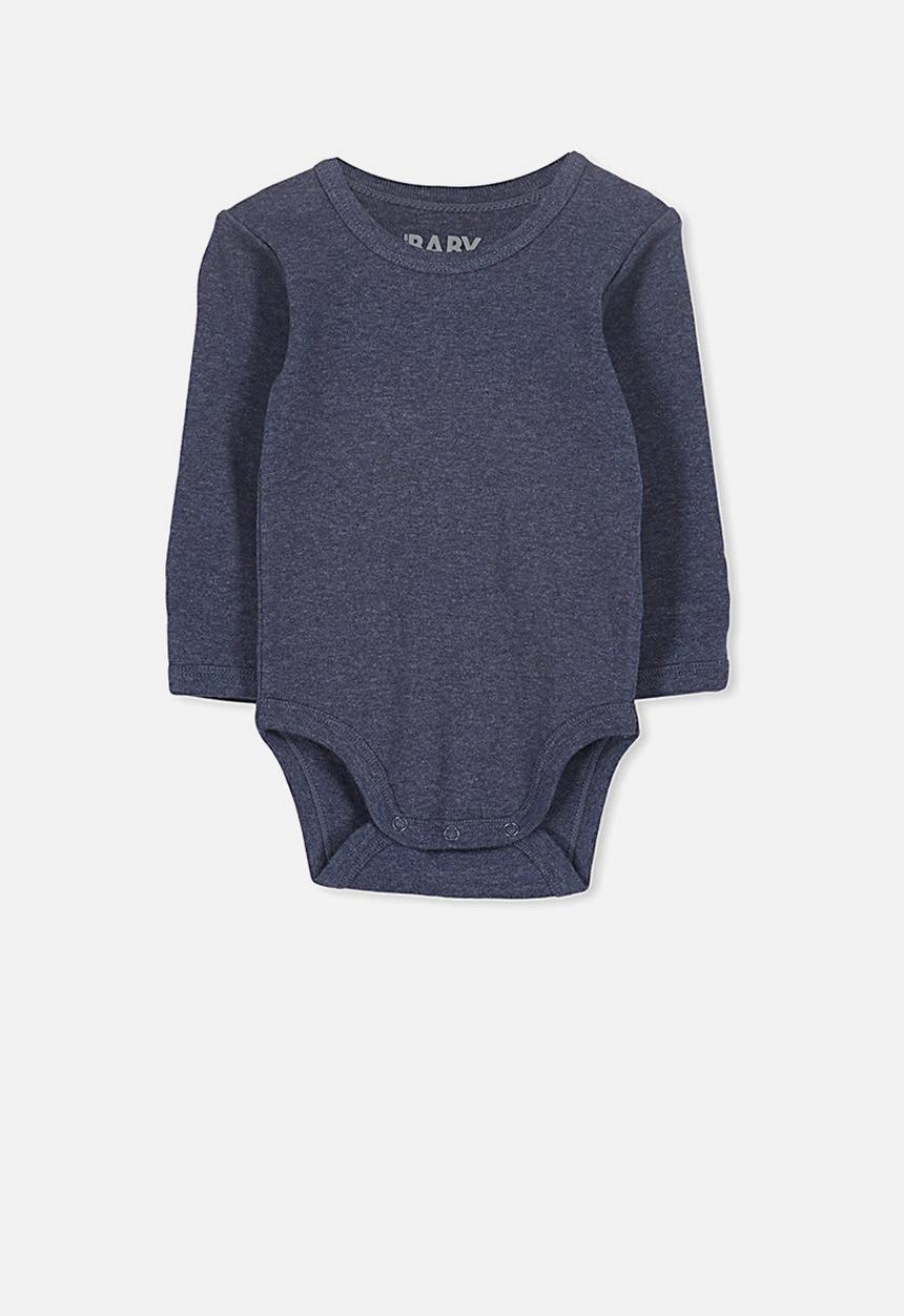 Cotton On - Long sleeve bubbysuit - navy