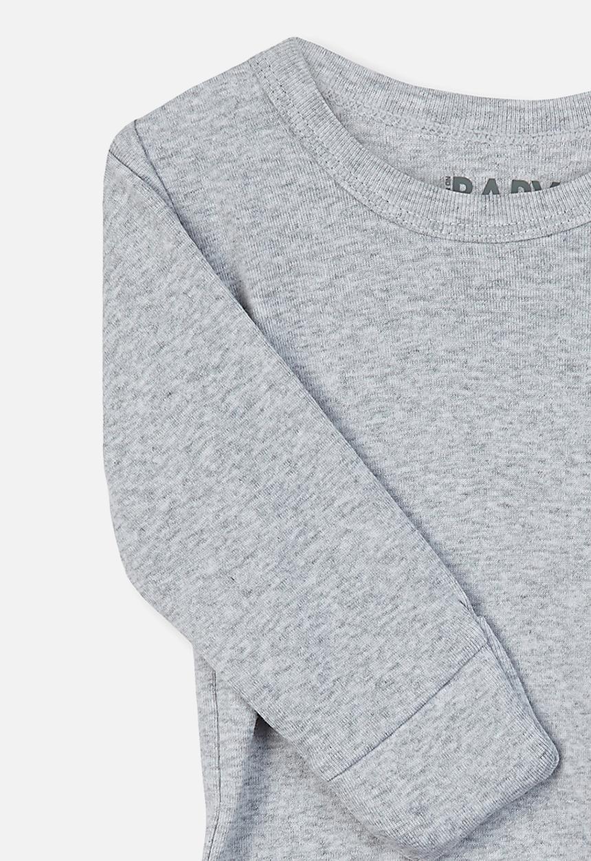Cotton On - Long sleeve bubbysuit - grey