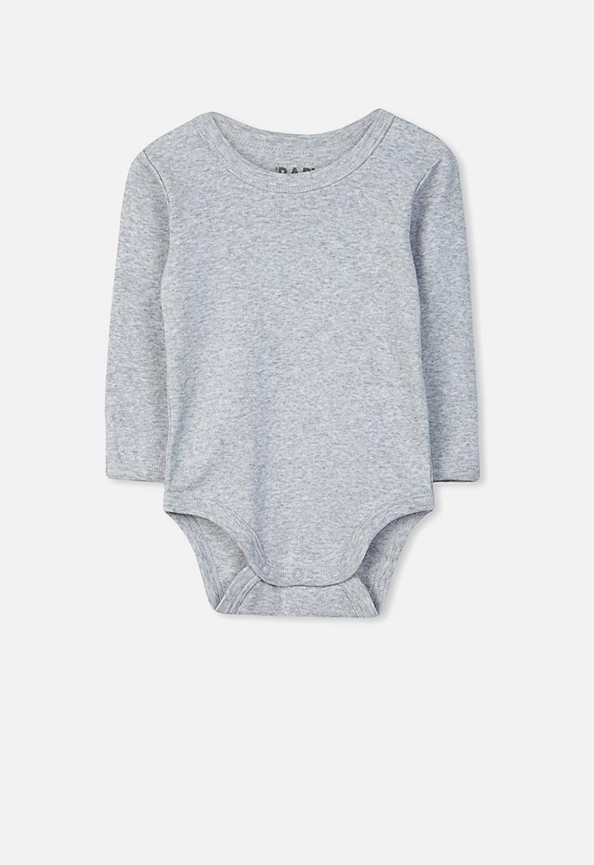 Cotton On - Long sleeve bubbysuit - grey