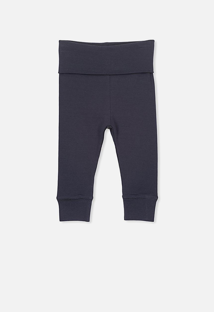 Cotton On - New born legging - black