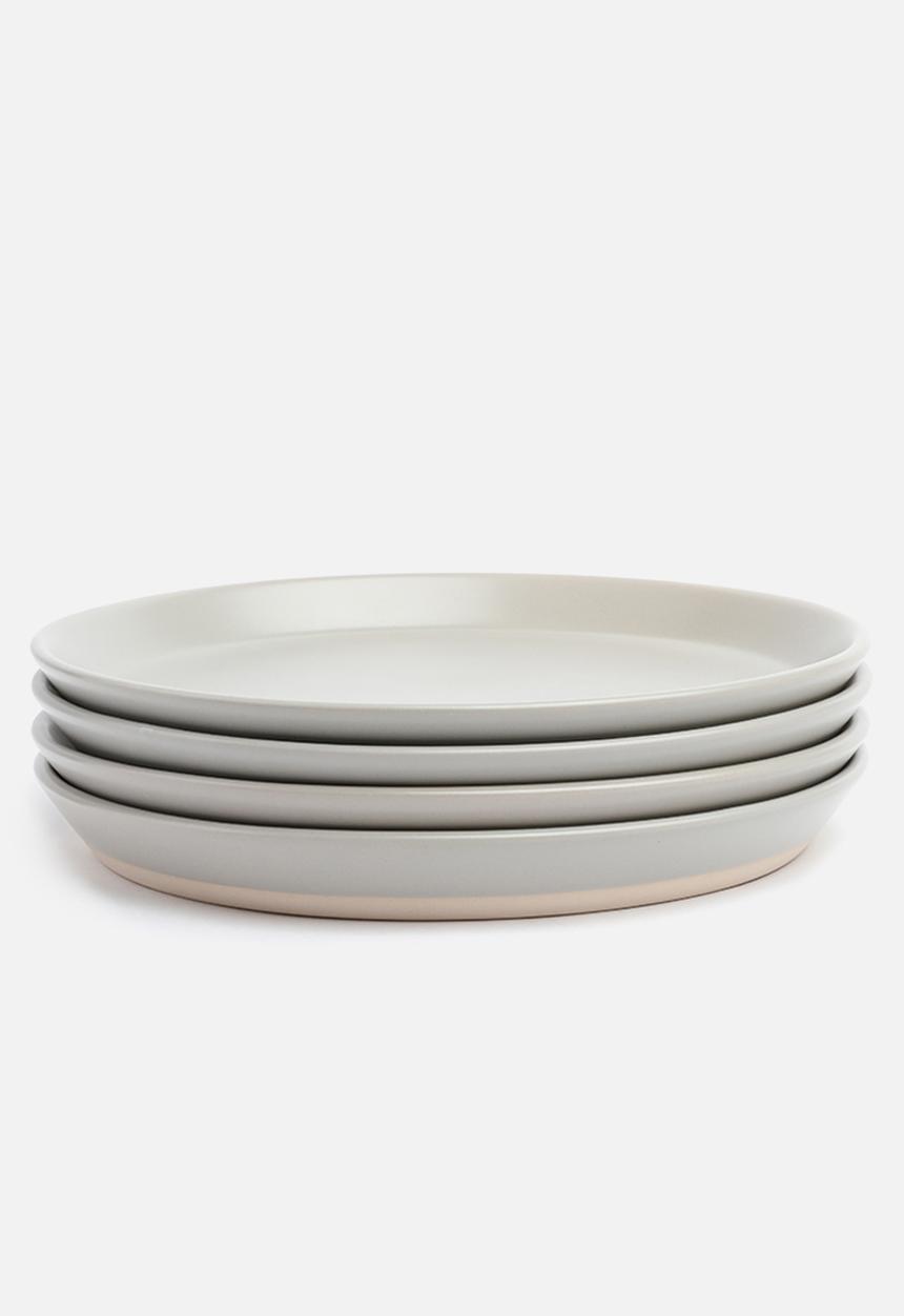 Sixth Floor - Ashen side plate set of 4 - grey