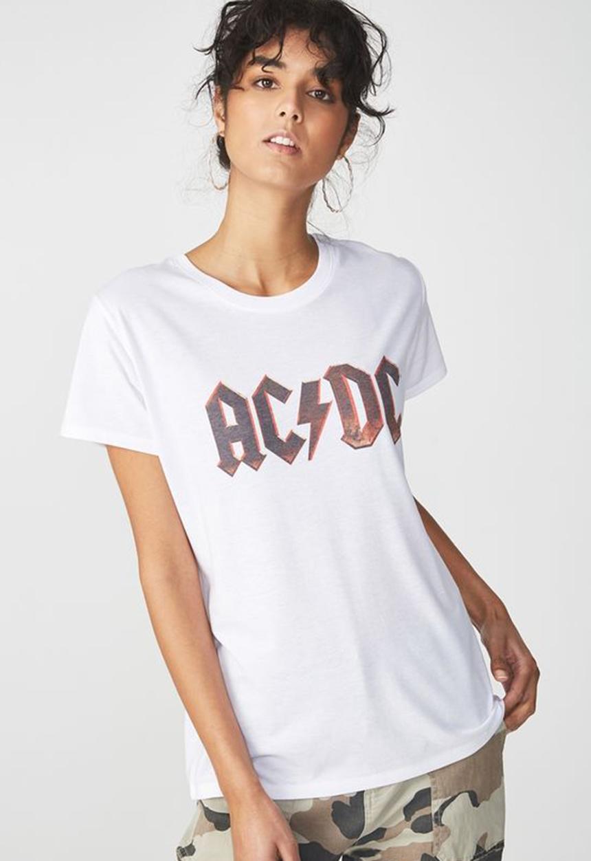 Cotton On - T bar fox graphic T-shirt -  white