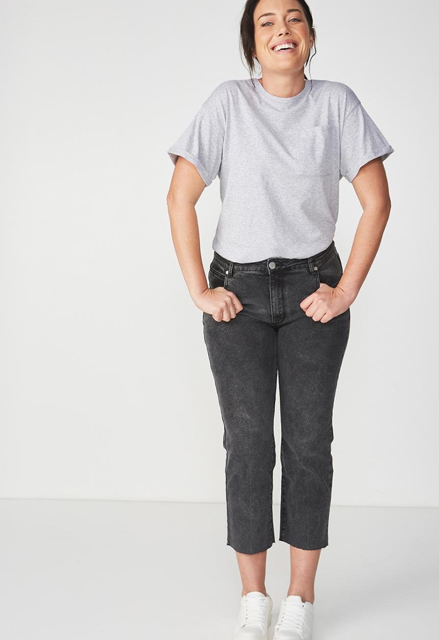 Cotton On - The one summer boyfriend pocket tee - grey