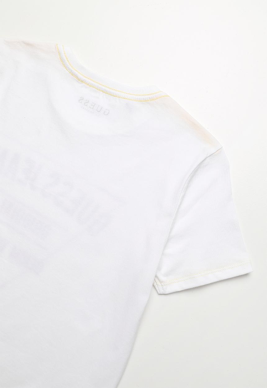GUESS - Guess jeans original denim brand tee - white