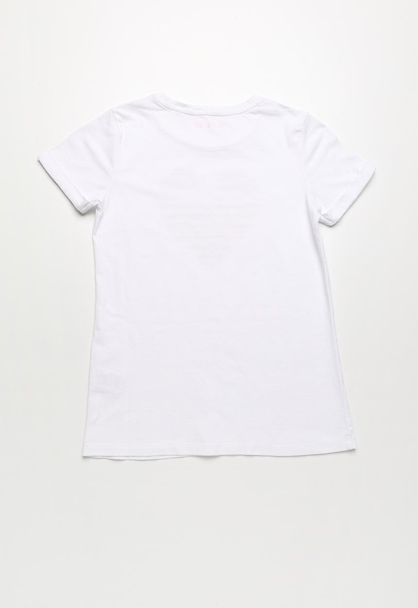 GUESS - Guess jeans heart girls tee - white