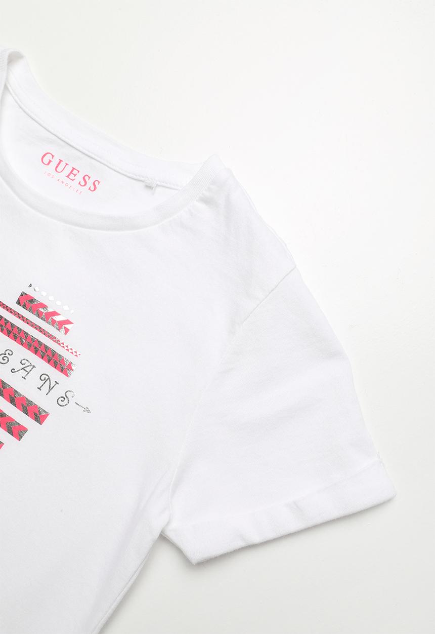 GUESS - Guess jeans heart girls tee - white