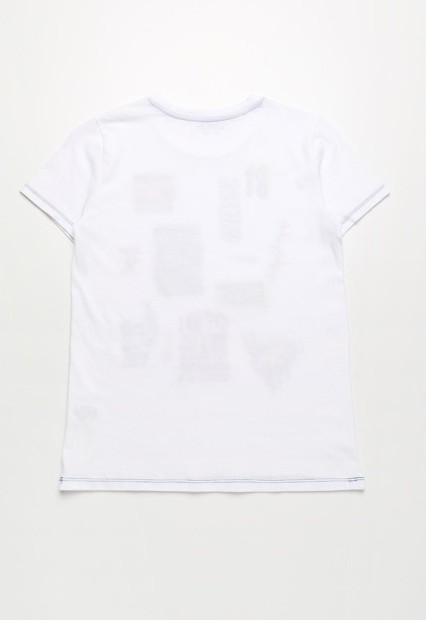 GUESS - Photo boys crew neck tee - white